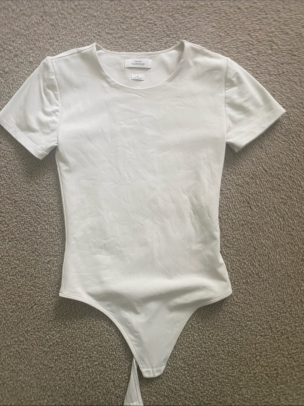 Babaton White Contour Bodysuit